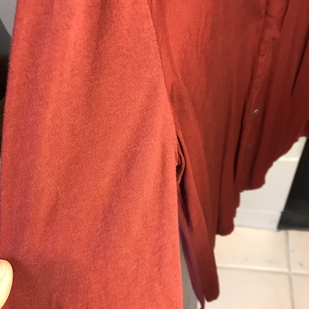 James Perse Button Blouse Size Small - image 5